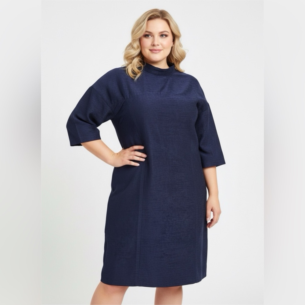 3.1 Phillip Lim Deep Blue Textured Dress